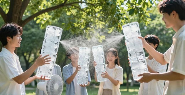 大冰块降温方法_溧水区夏季防暑降温大冰块_大冰块户外活动使用时长